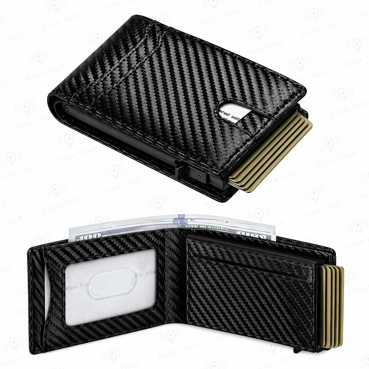 Premium Slim Wallet with Card Ejector