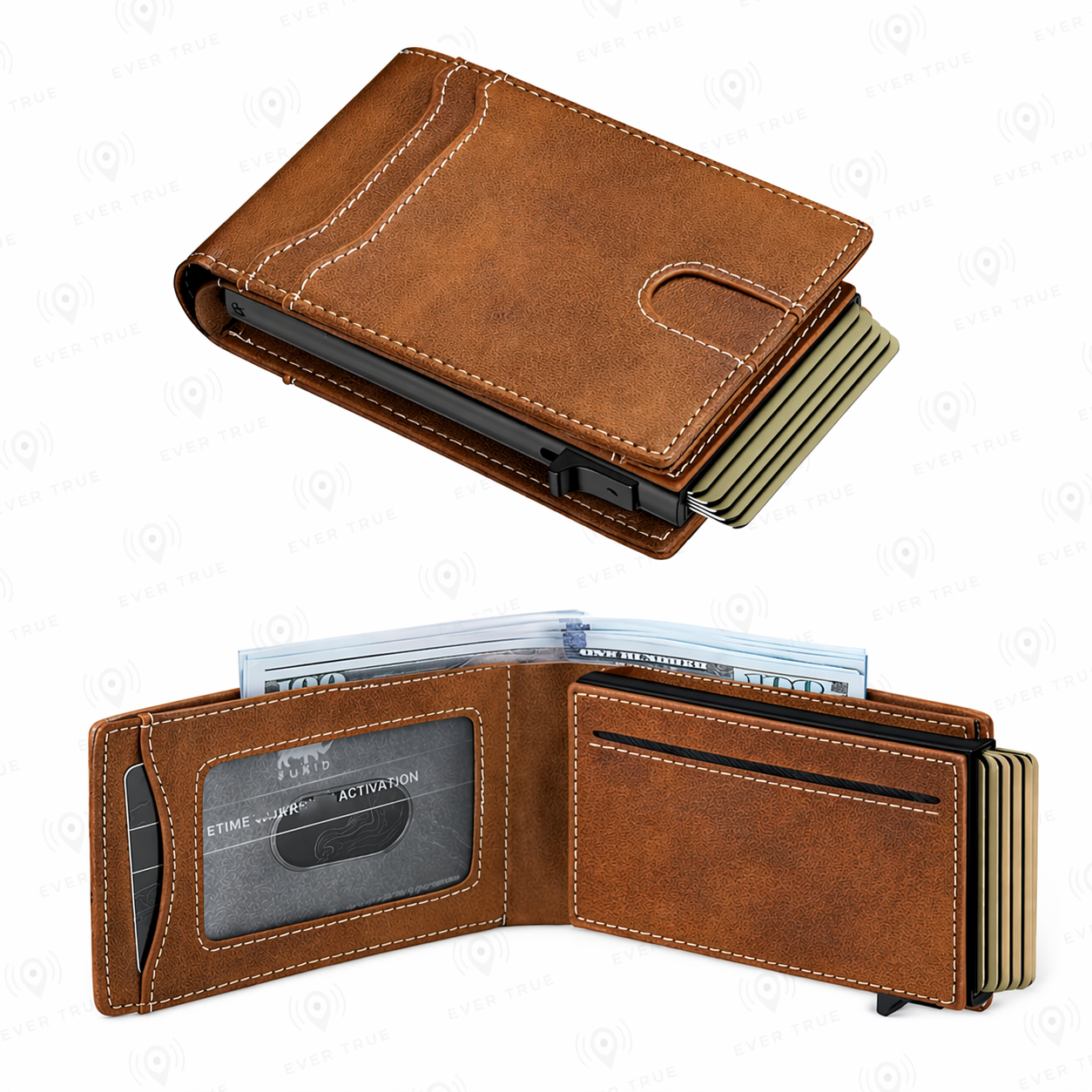Premium Slim Wallet with Card Ejector