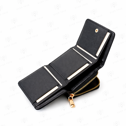 Elegant Slim Zip Wallet for Women